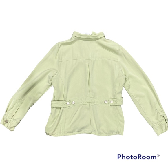 Pendleton 100% Tencel Shacket Shirt Jacket Light Green Size M - Picture 2 of 7